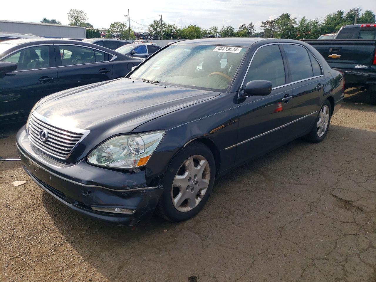 2004 Lexus Ls 430 Gray vin: JTHBN36F140164630