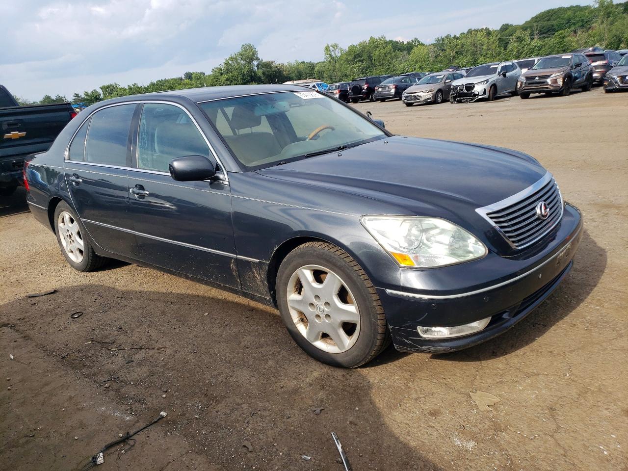 2004 Lexus Ls 430 Gray vin: JTHBN36F140164630