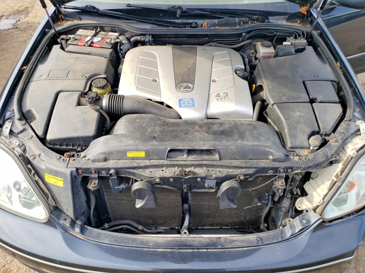 2004 Lexus Ls 430 Gray vin: JTHBN36F140164630