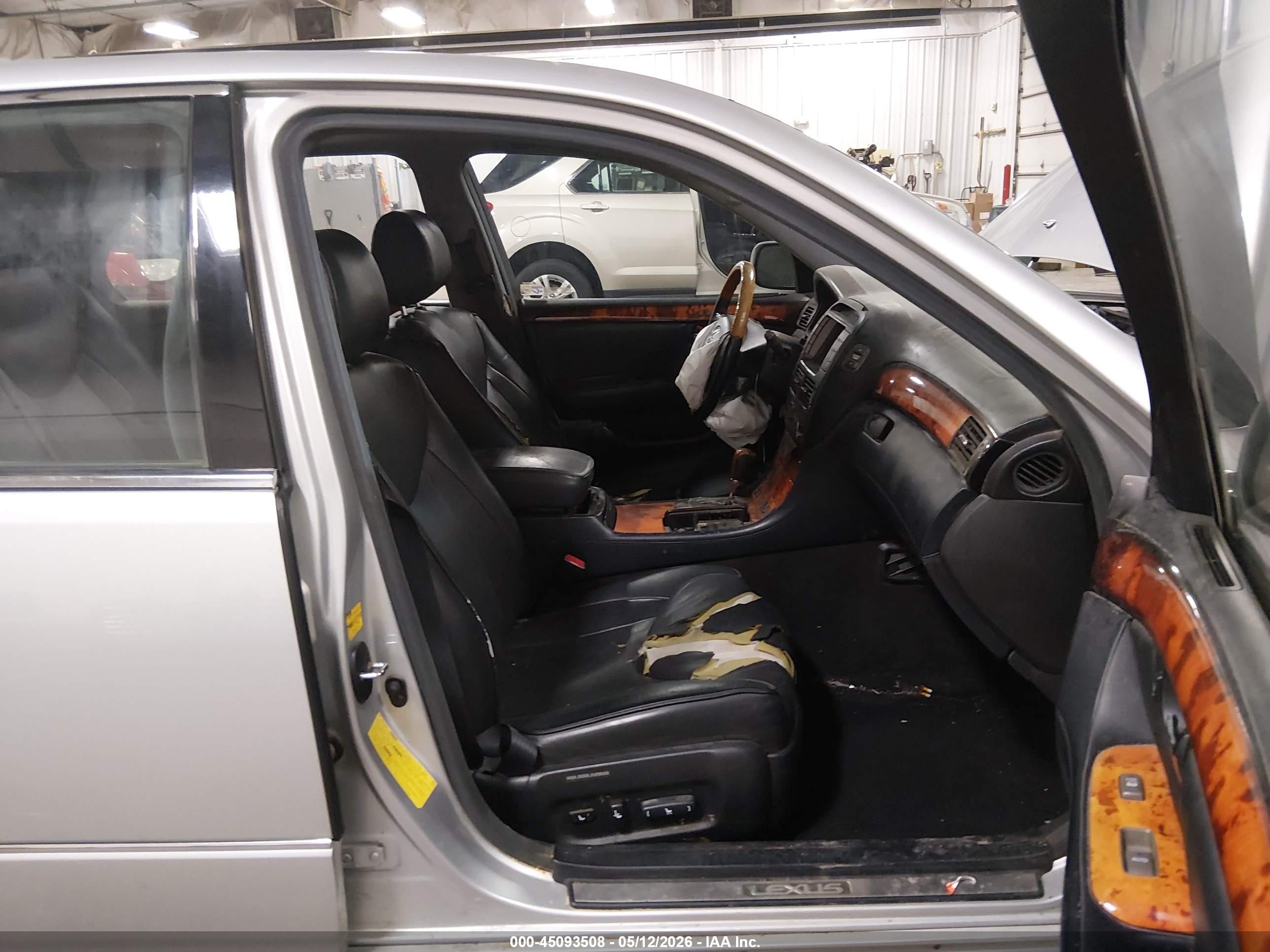 2005 Lexus Ls 430   Gray vin: JTHBN36F155009211