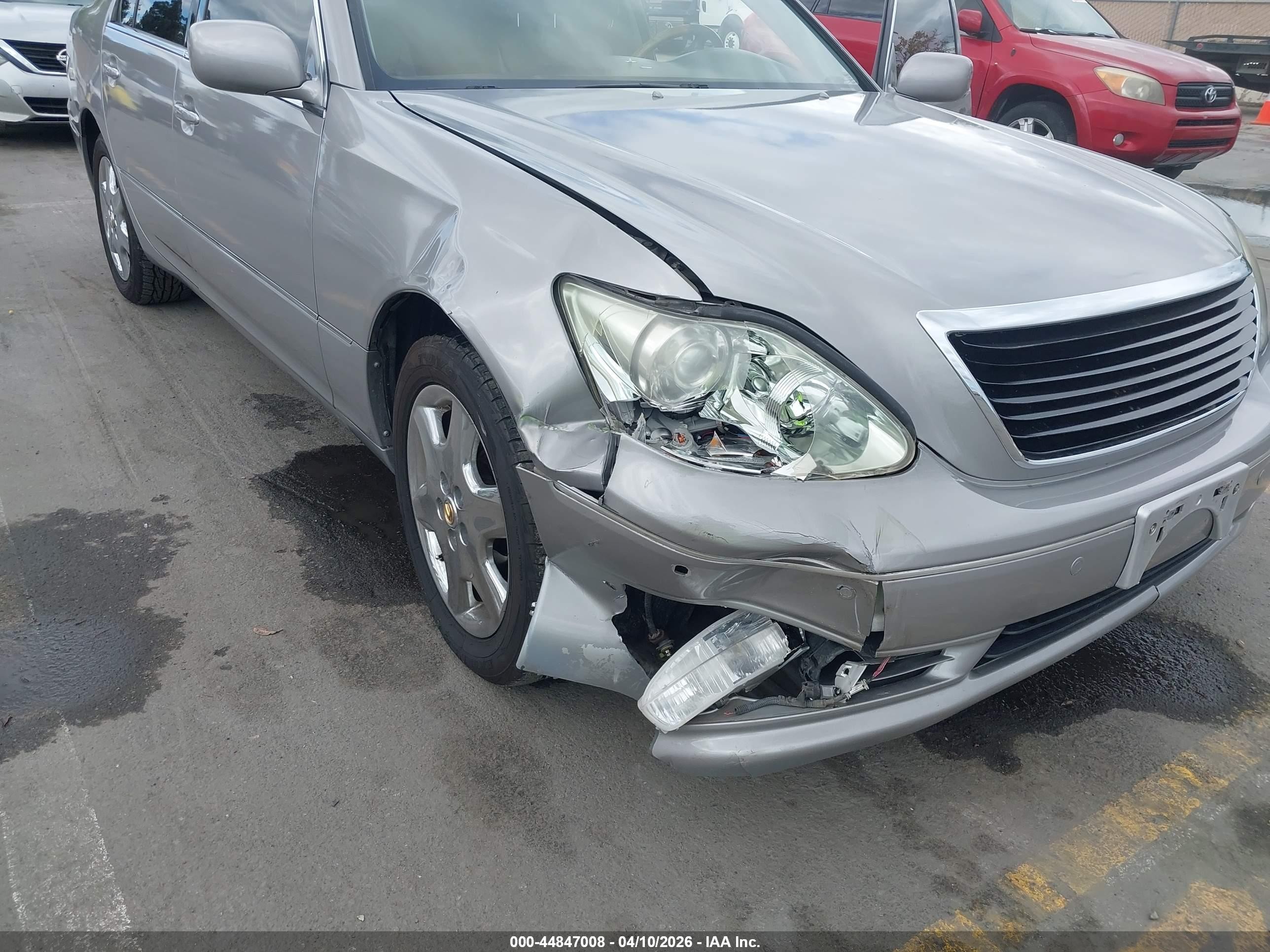 2005 Lexus Ls 430   Серый vin: JTHBN36F155017986