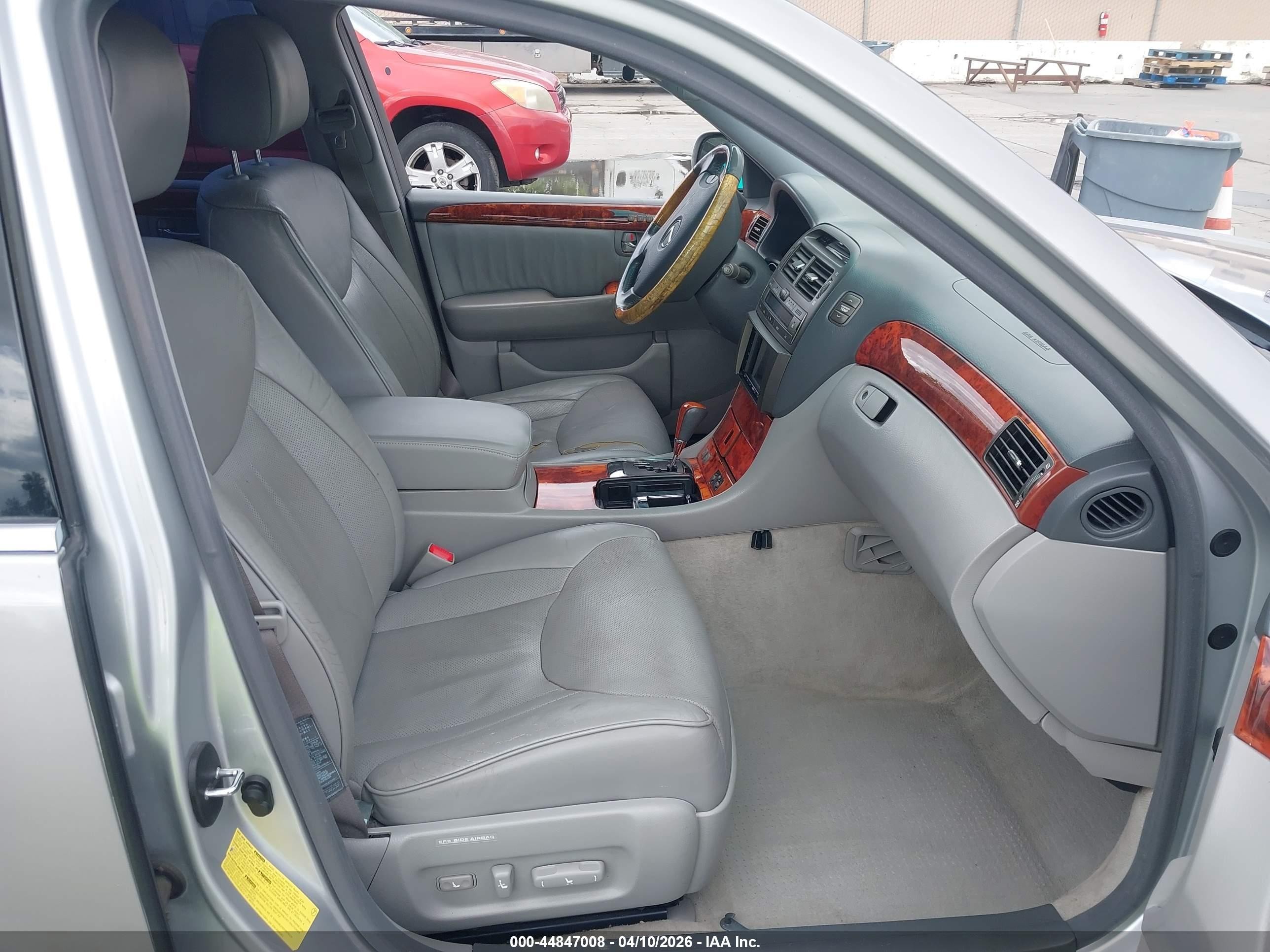 2005 Lexus Ls 430   Серый vin: JTHBN36F155017986