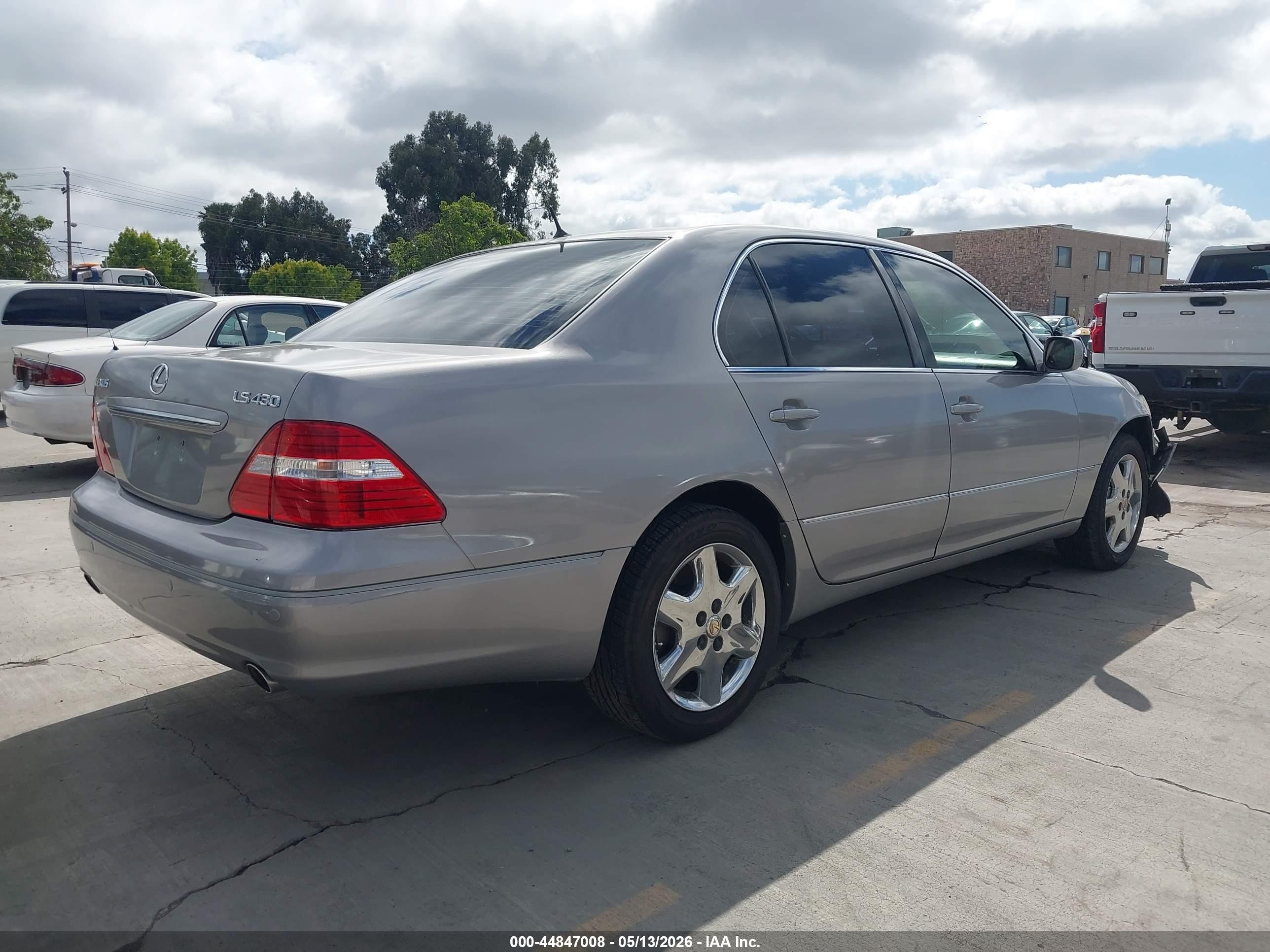 2005 Lexus Ls 430   Серый vin: JTHBN36F155017986
