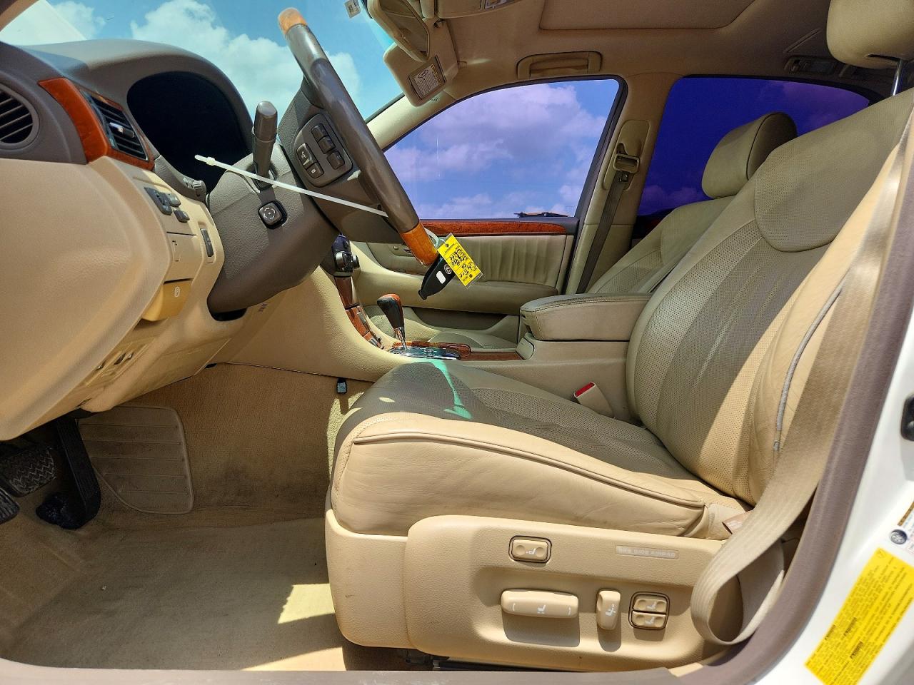 2006 Lexus Ls 430 White vin: JTHBN36F165035289