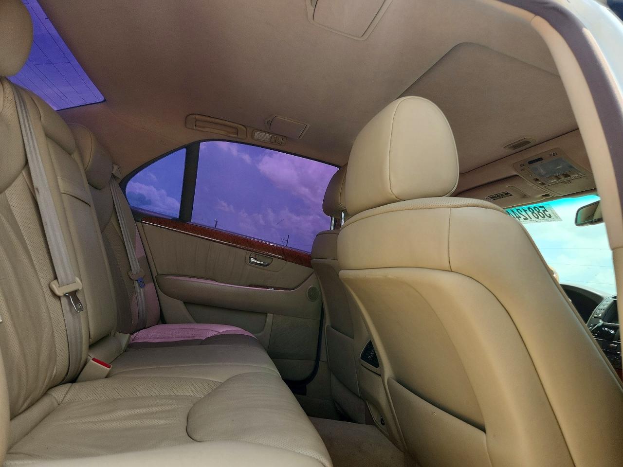 2006 Lexus Ls 430 White vin: JTHBN36F165035289