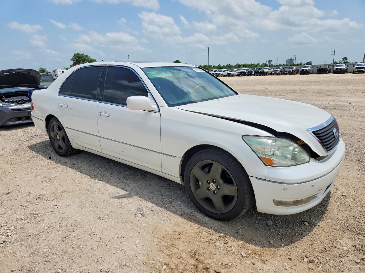 2006 Lexus Ls 430 White vin: JTHBN36F165035289