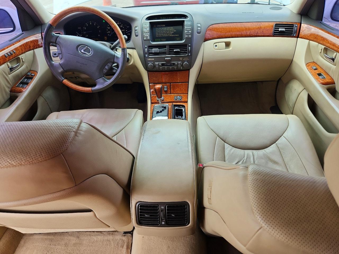 2006 Lexus Ls 430 White vin: JTHBN36F165035289
