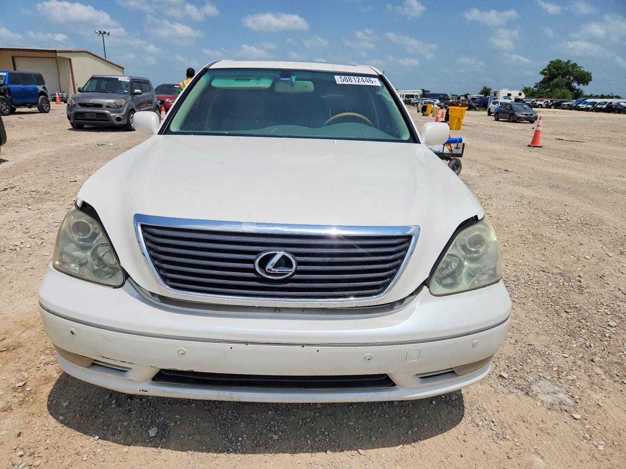 2006 Lexus Ls 430 White vin: JTHBN36F165035289