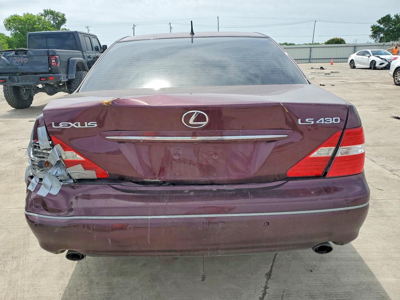 2006 Lexus Ls 430 Burgundy vin: JTHBN36F165046292