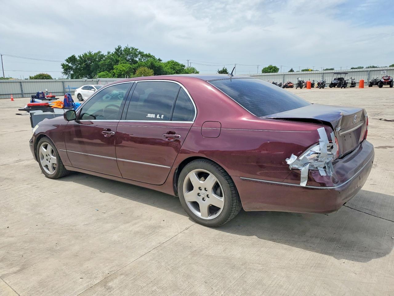 2006 Lexus Ls 430 Burgundy vin: JTHBN36F165046292