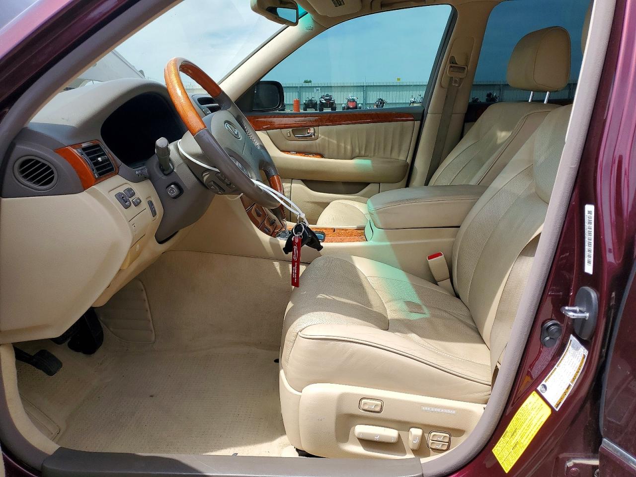 2006 Lexus Ls 430 Burgundy vin: JTHBN36F165046292