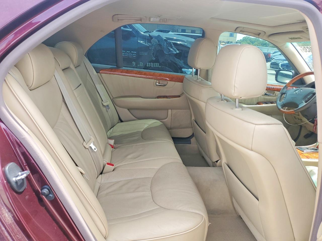 2006 Lexus Ls 430 Burgundy vin: JTHBN36F165046292