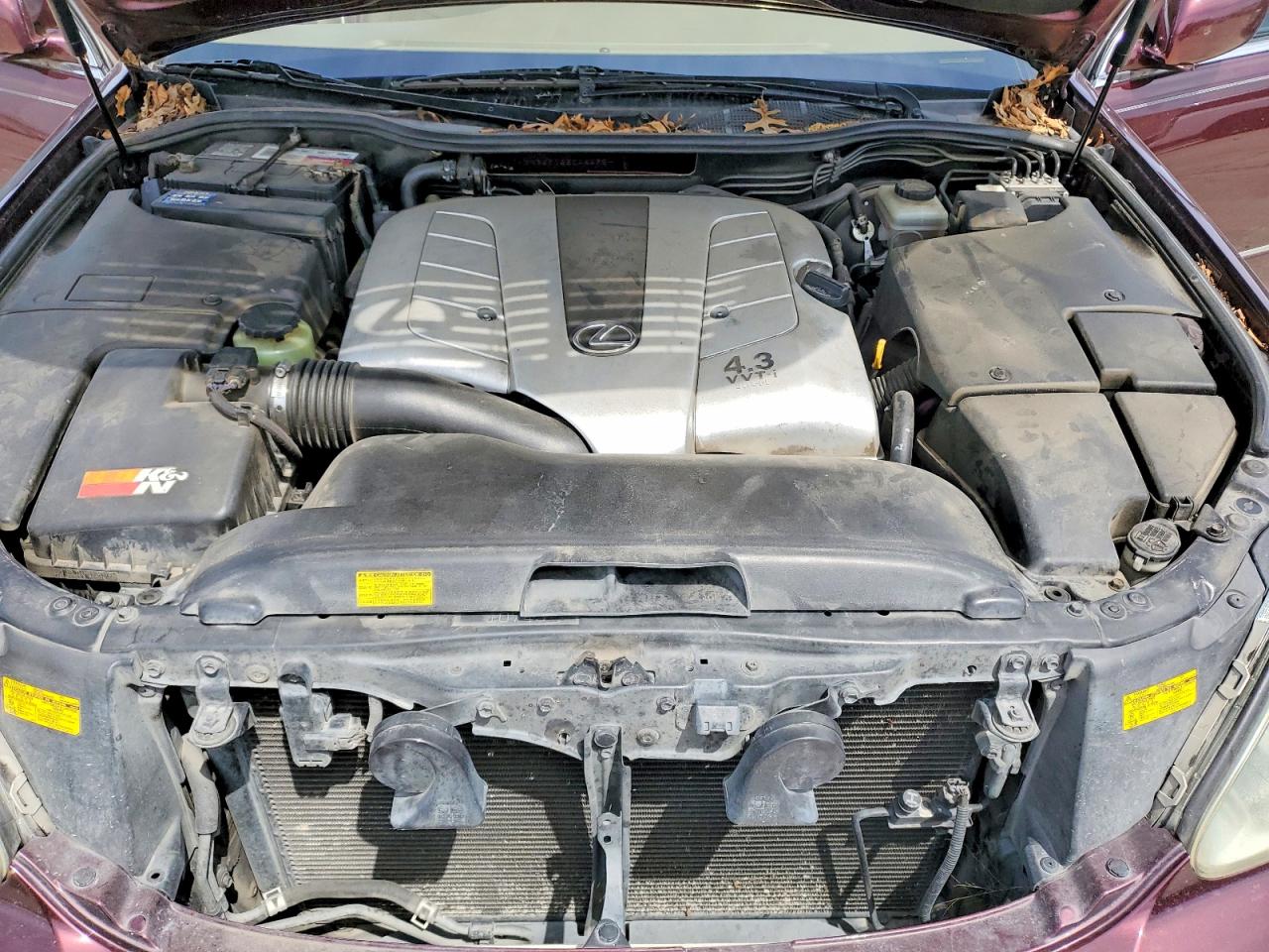 2006 Lexus Ls 430 Burgundy vin: JTHBN36F165046292