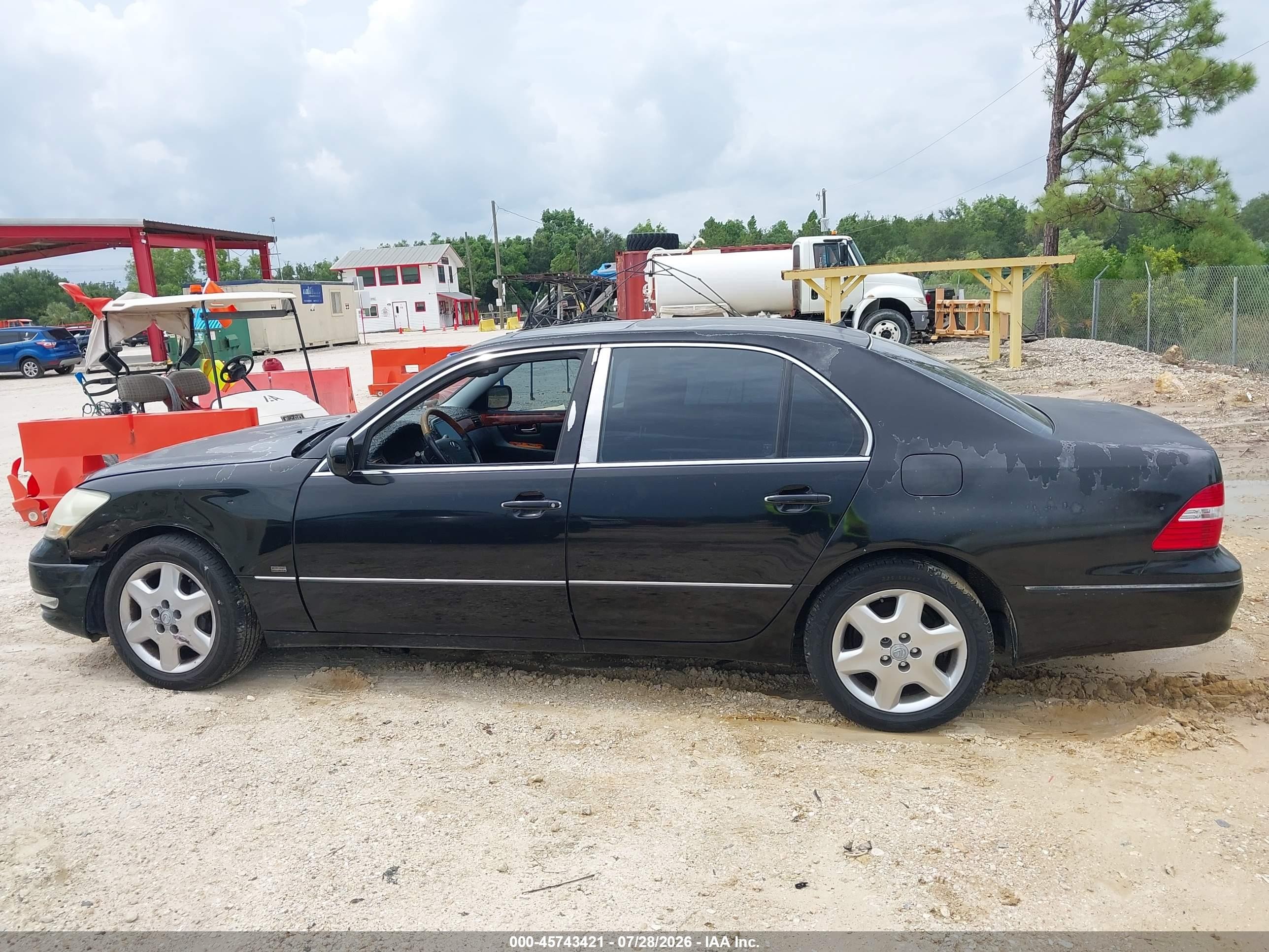 2004 Lexus Ls 430   Black vin: JTHBN36F240125433