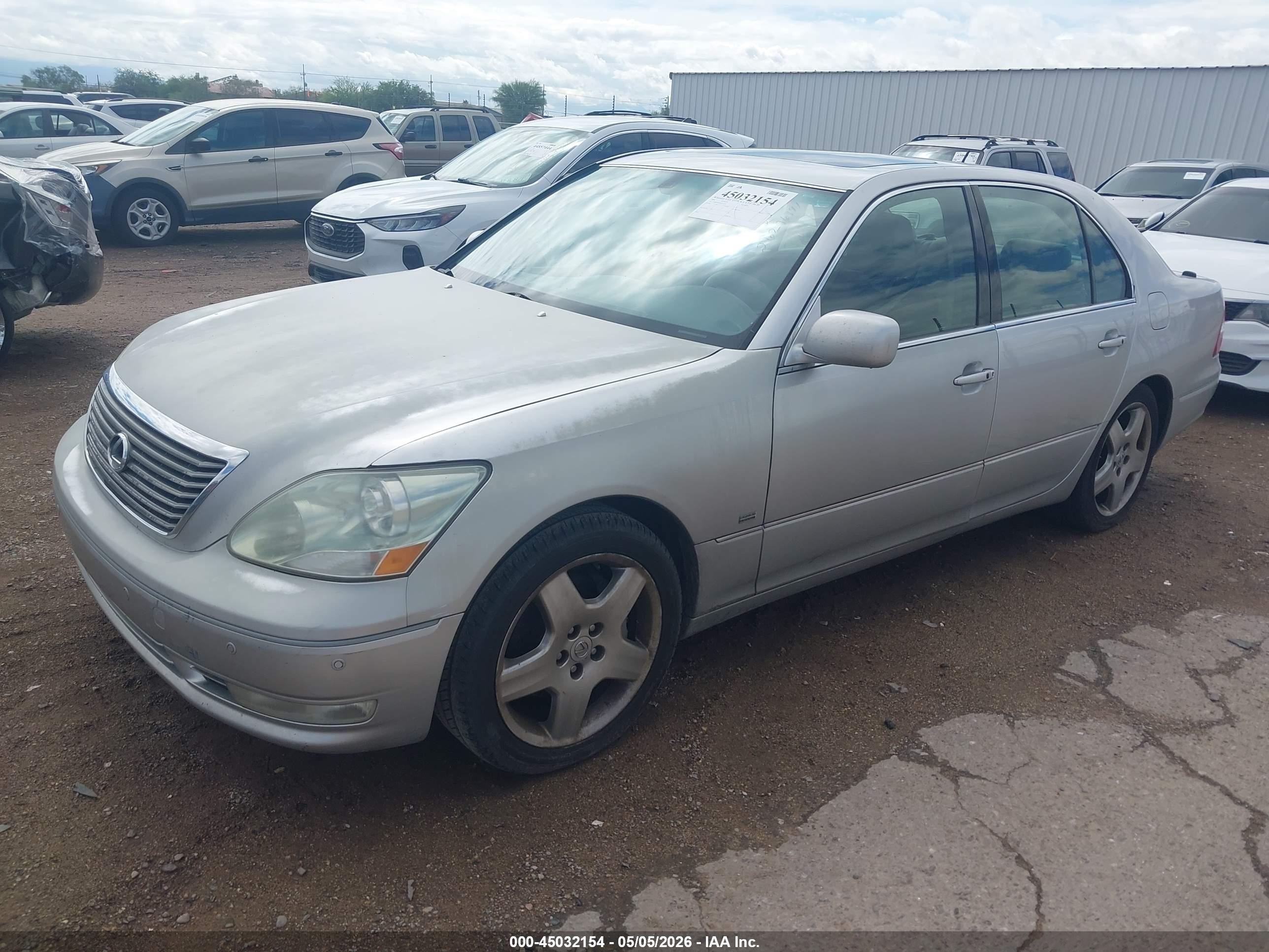 2004 Lexus Ls 430   Silver vin: JTHBN36F240167178