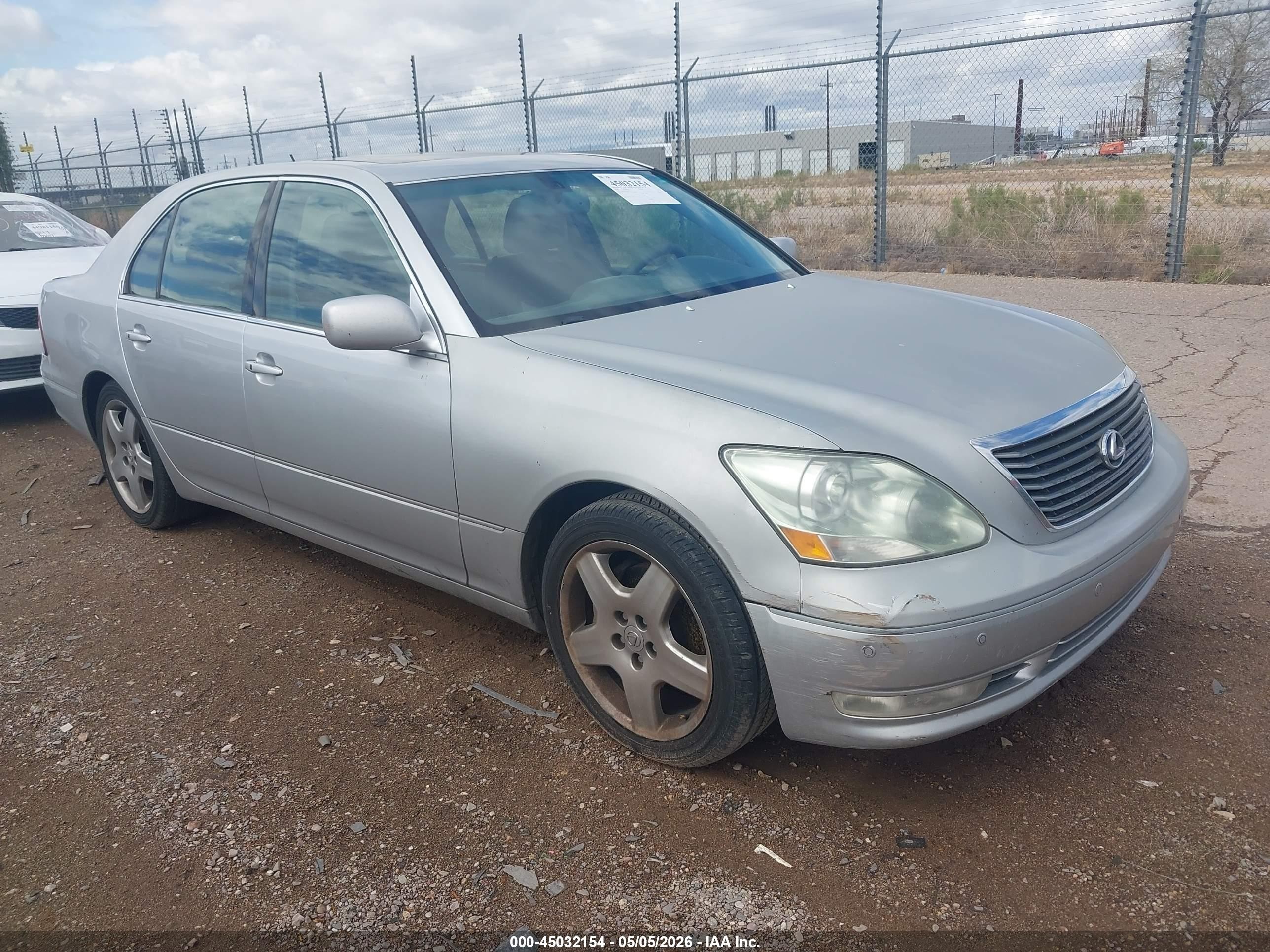 2004 Lexus Ls 430   Silver vin: JTHBN36F240167178