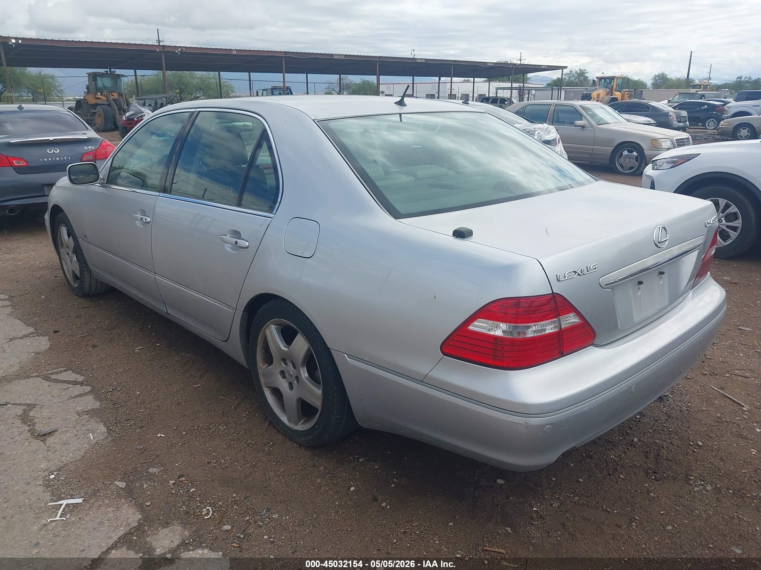 2004 Lexus Ls 430   Silver vin: JTHBN36F240167178