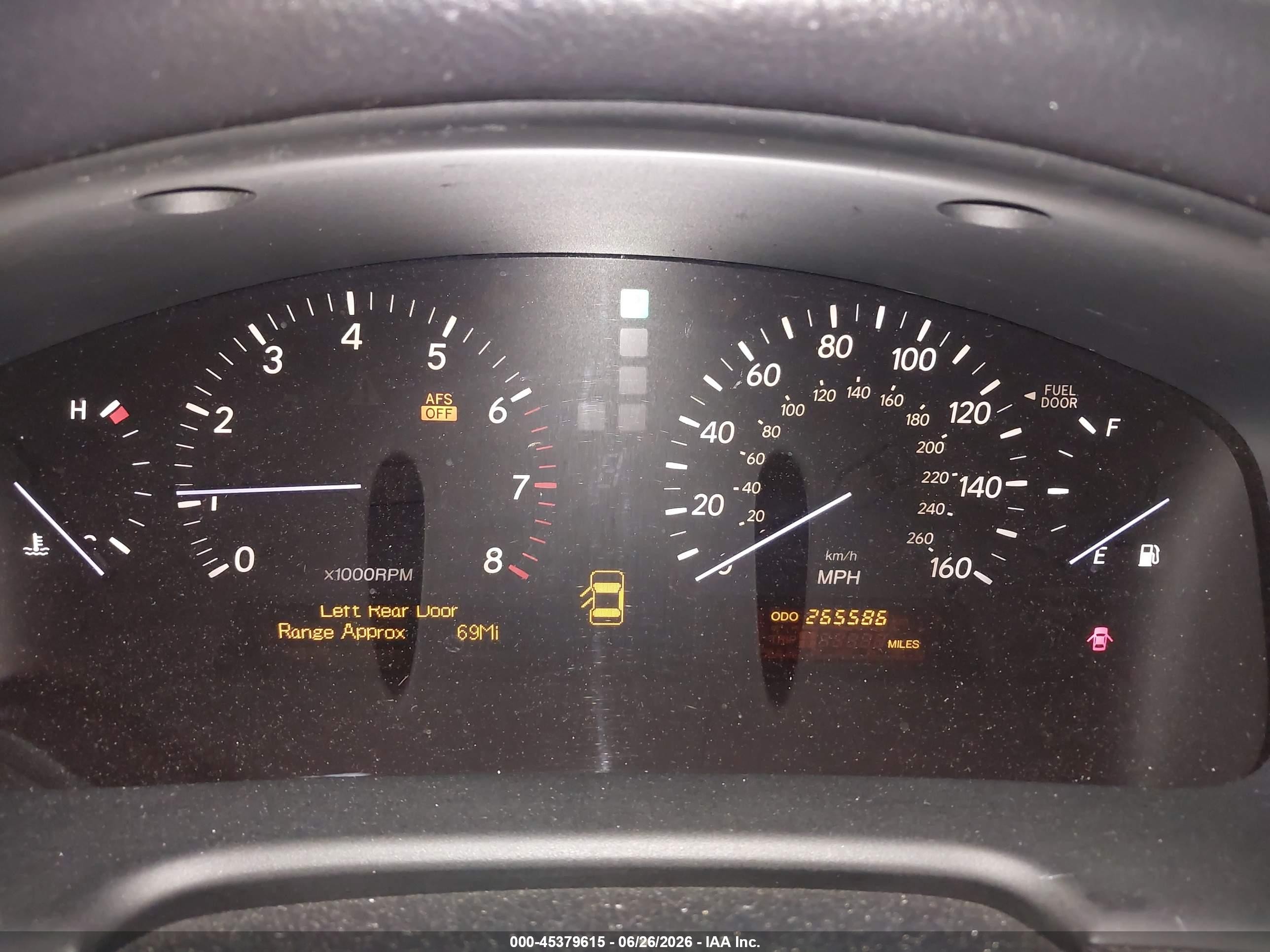 2005 Lexus Ls 430   Black vin: JTHBN36F250175489