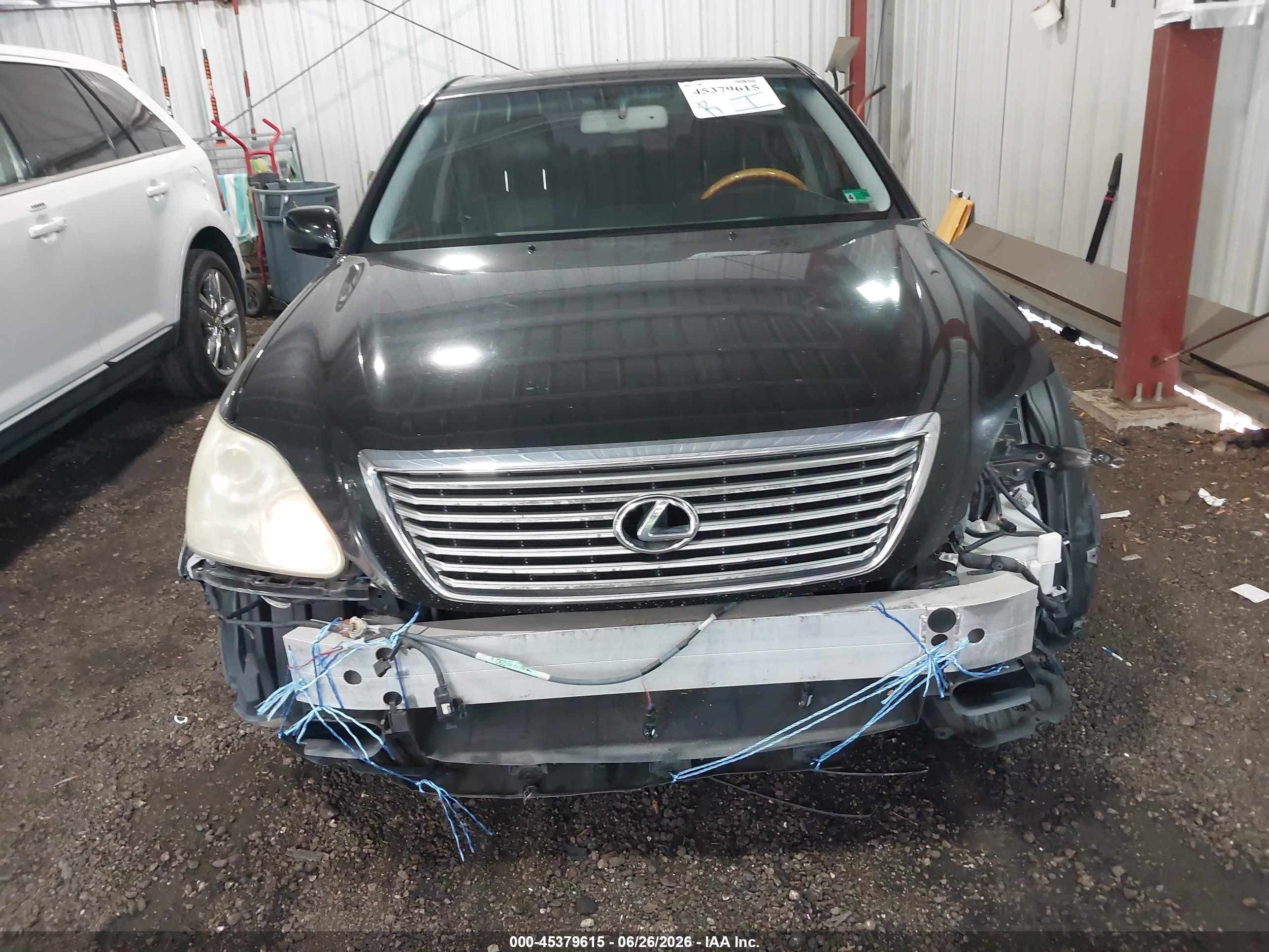 2005 Lexus Ls 430   Black vin: JTHBN36F250175489