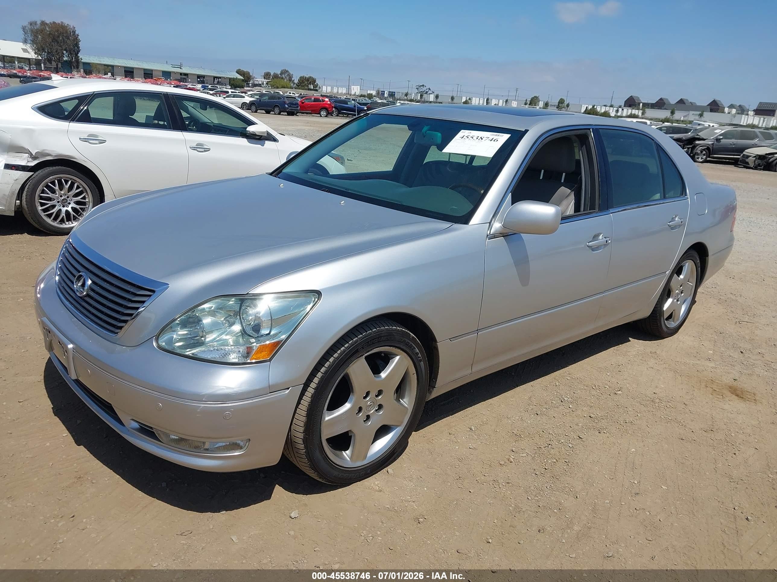 2005 Lexus Ls 430   Silver vin: JTHBN36F250179042