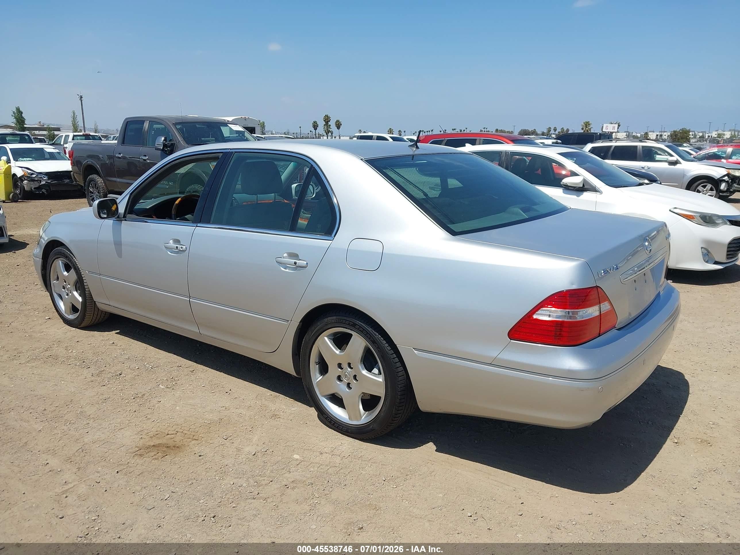 2005 Lexus Ls 430   Silver vin: JTHBN36F250179042