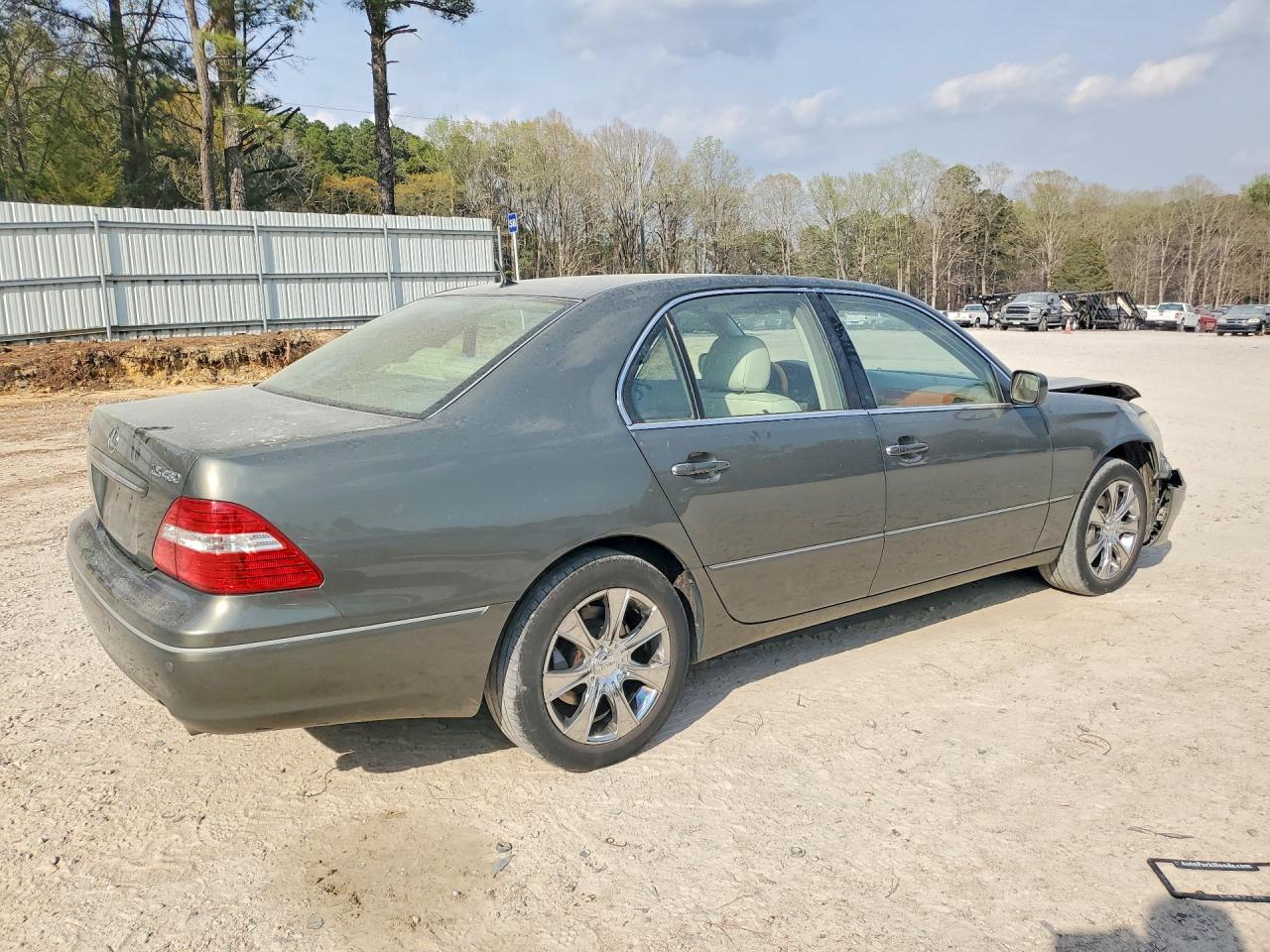 2005 Lexus Ls 430 Base Green vin: JTHBN36F255004874
