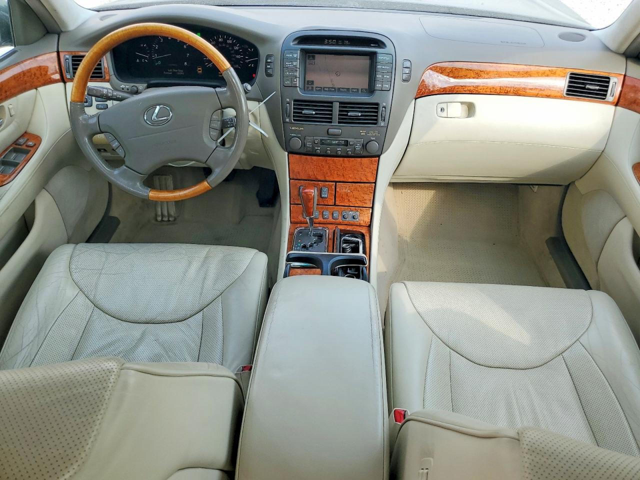 2005 Lexus Ls 430 Base Green vin: JTHBN36F255004874
