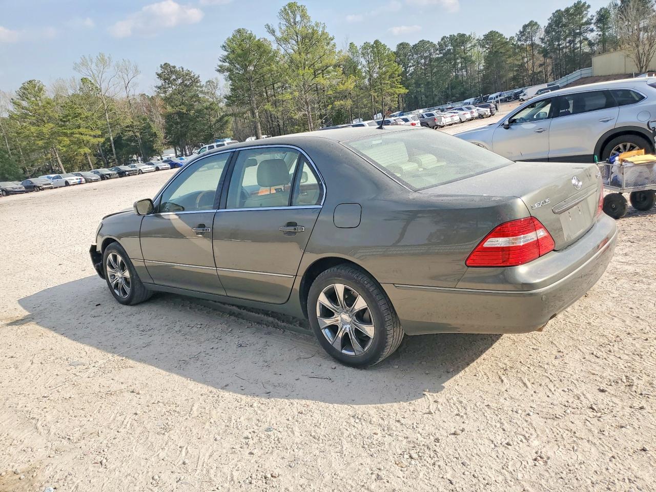2005 Lexus Ls 430 Base Green vin: JTHBN36F255004874