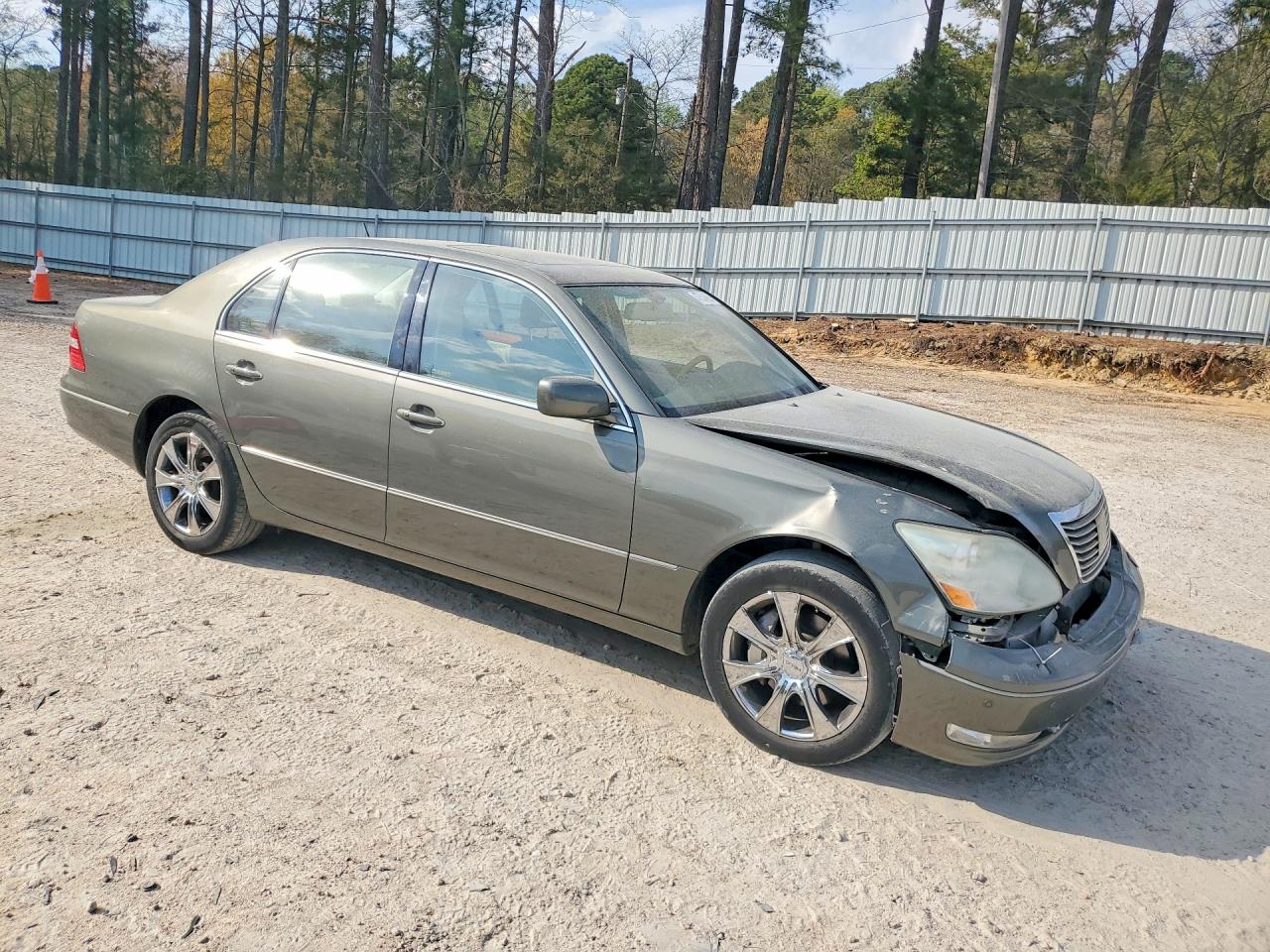 2005 Lexus Ls 430 Base Green vin: JTHBN36F255004874