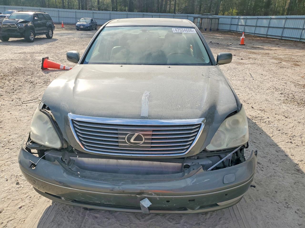 2005 Lexus Ls 430 Base Green vin: JTHBN36F255004874