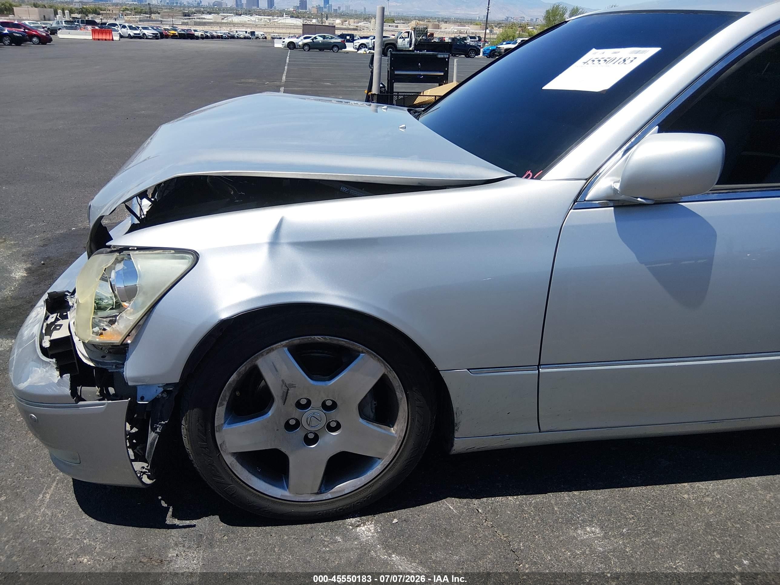 2005 Lexus Ls 430   Silver vin: JTHBN36F255005023