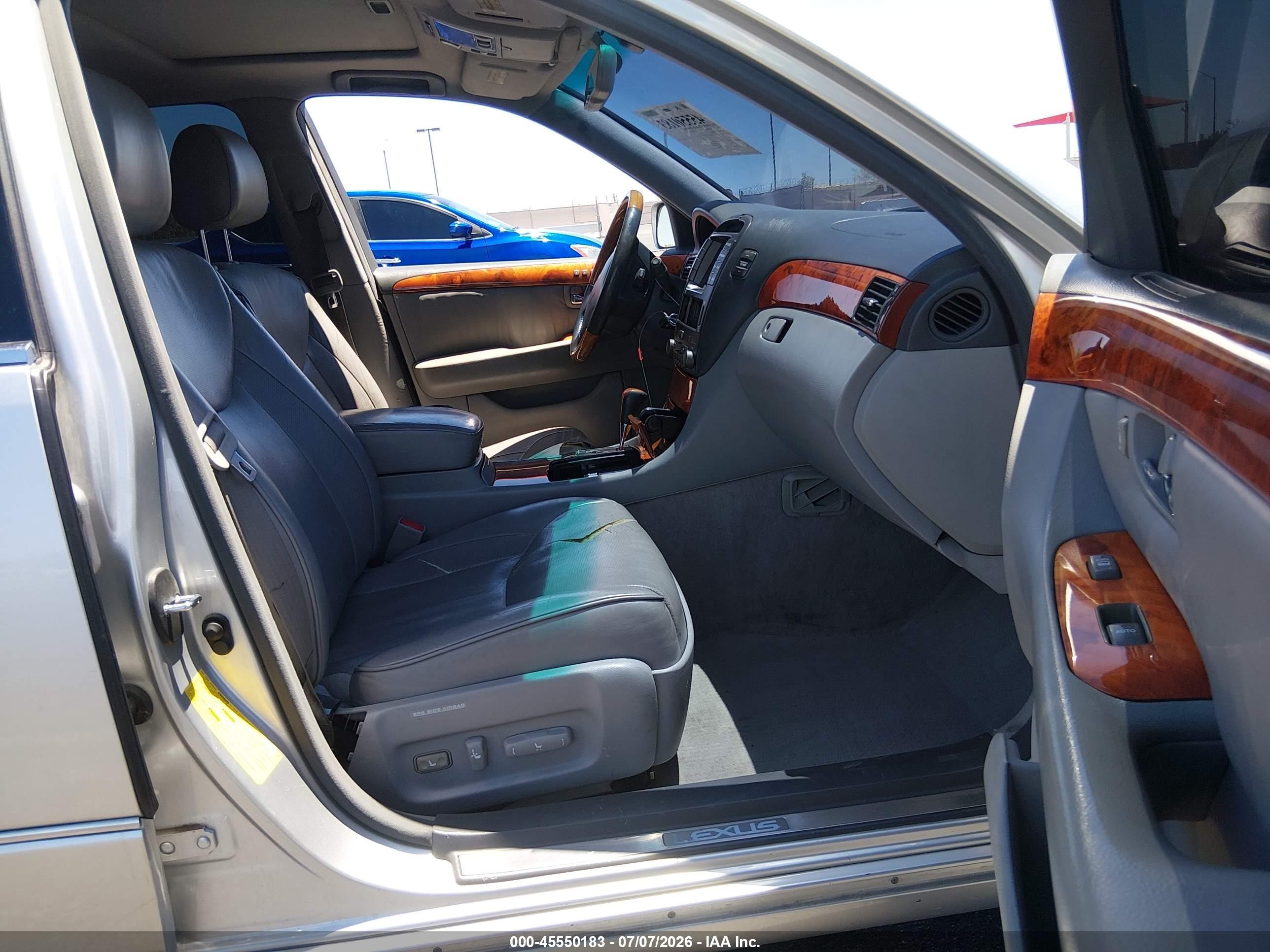 2005 Lexus Ls 430   Silver vin: JTHBN36F255005023
