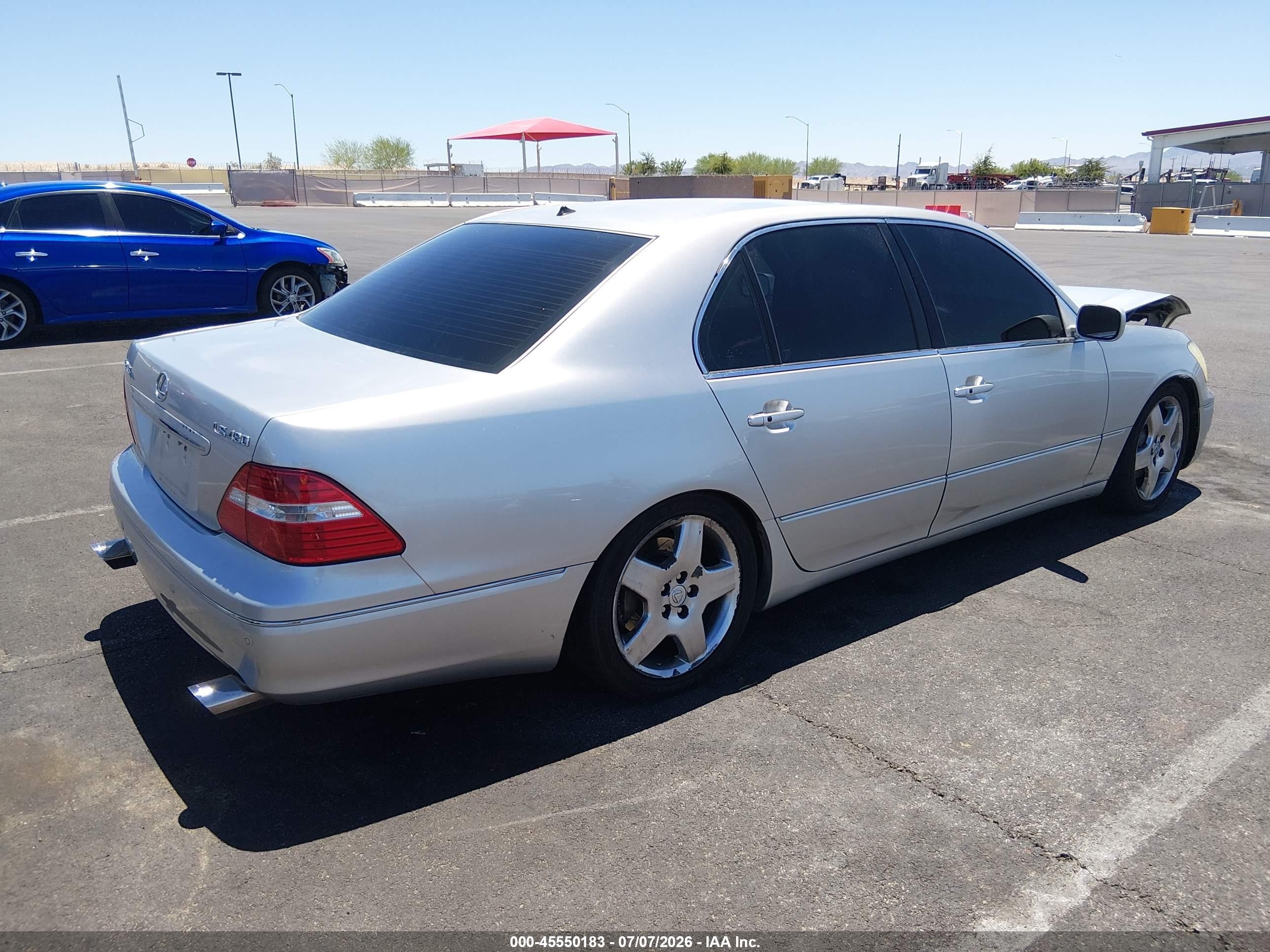 2005 Lexus Ls 430   Silver vin: JTHBN36F255005023