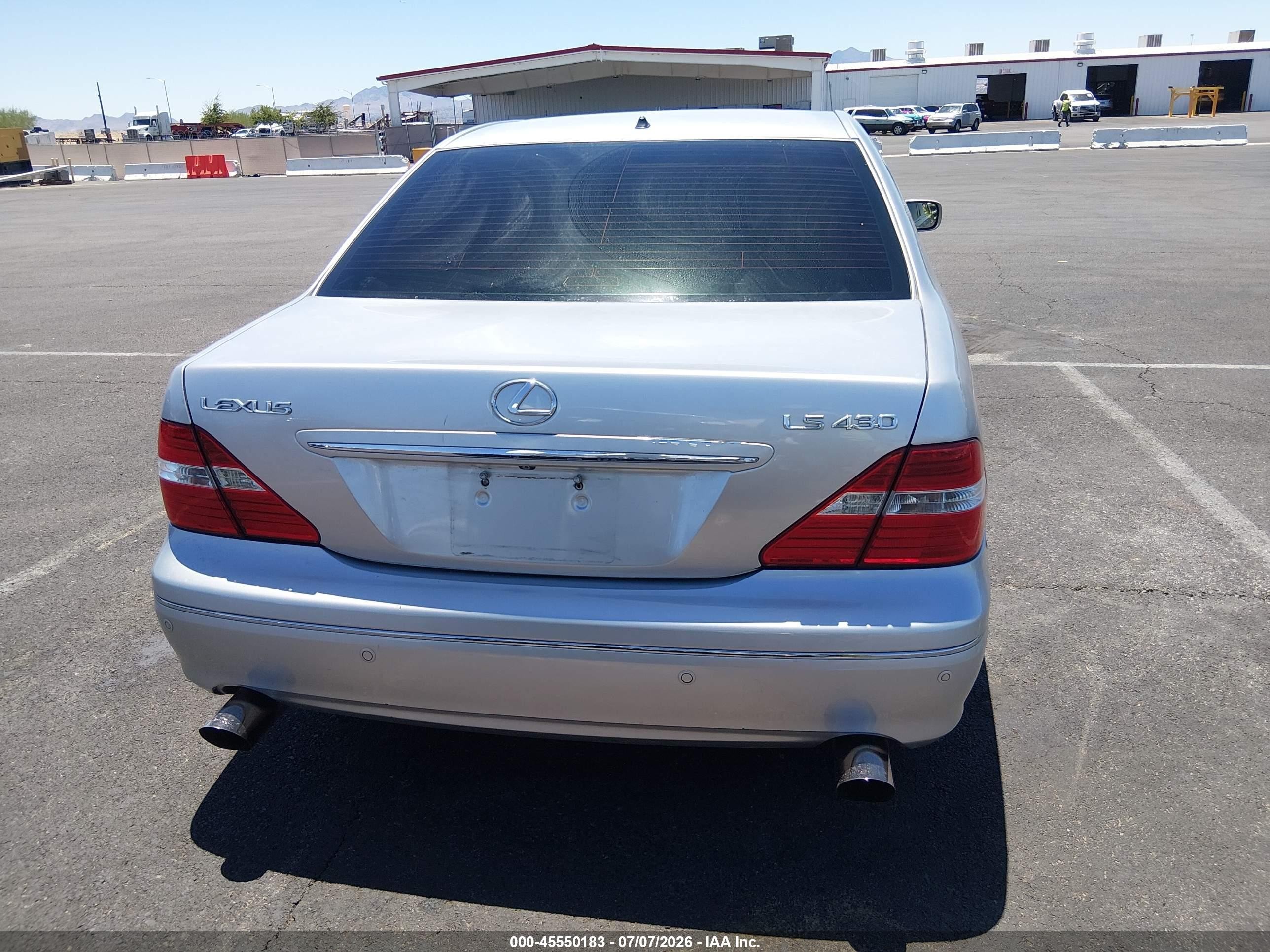 2005 Lexus Ls 430   Silver vin: JTHBN36F255005023
