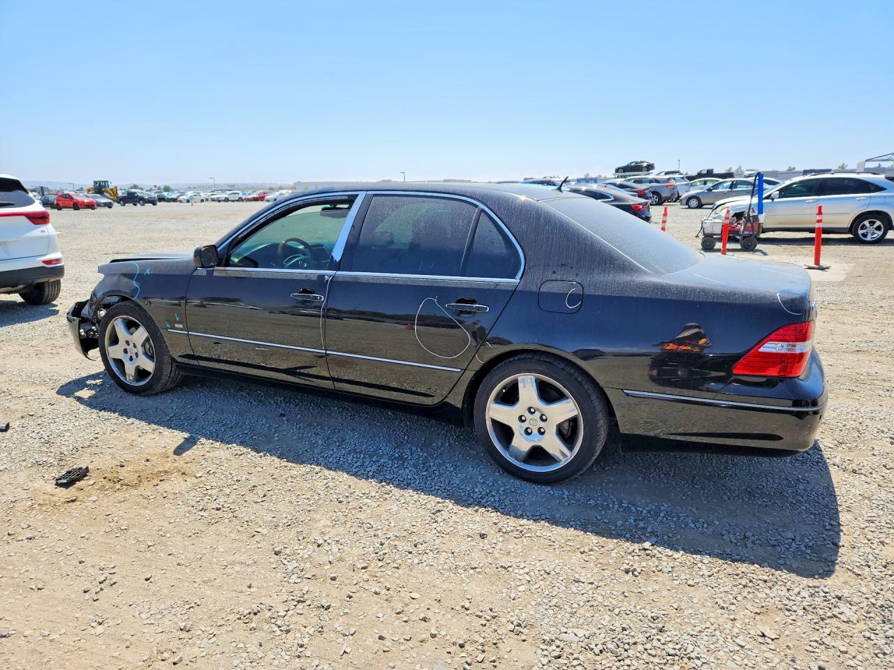 2005 Lexus Ls 430 Black vin: JTHBN36F255017298