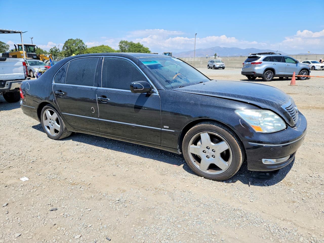 2005 Lexus Ls 430 Black vin: JTHBN36F255017298