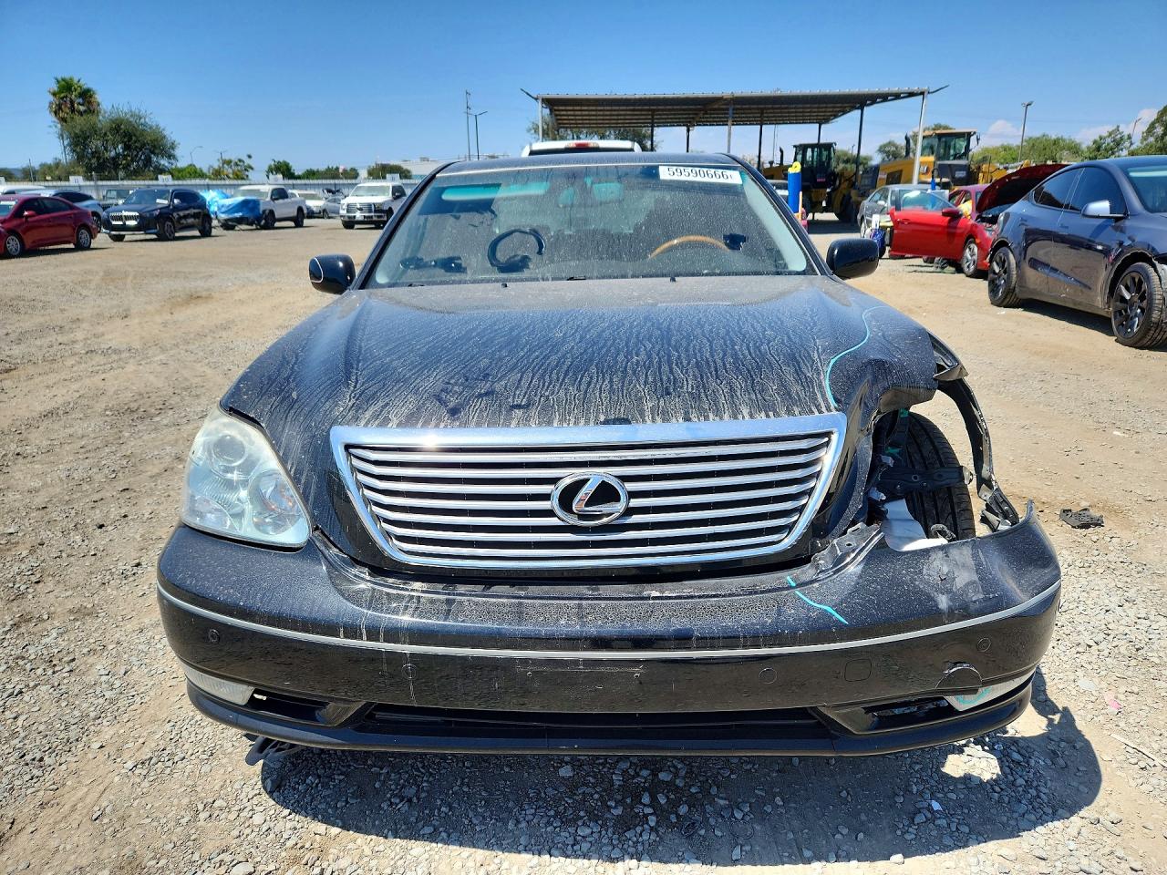 2005 Lexus Ls 430 Black vin: JTHBN36F255017298