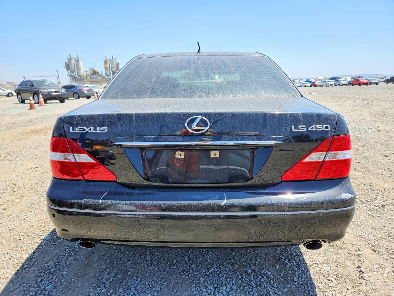 2005 Lexus Ls 430 Black vin: JTHBN36F255017298