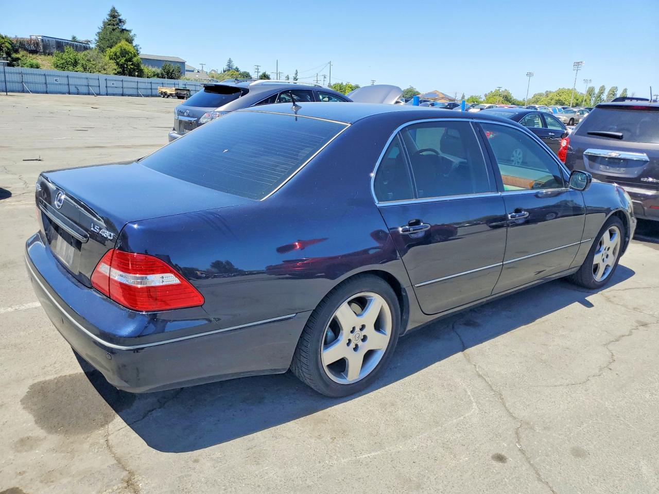 2005 Lexus Ls 430 Blue vin: JTHBN36F255028950