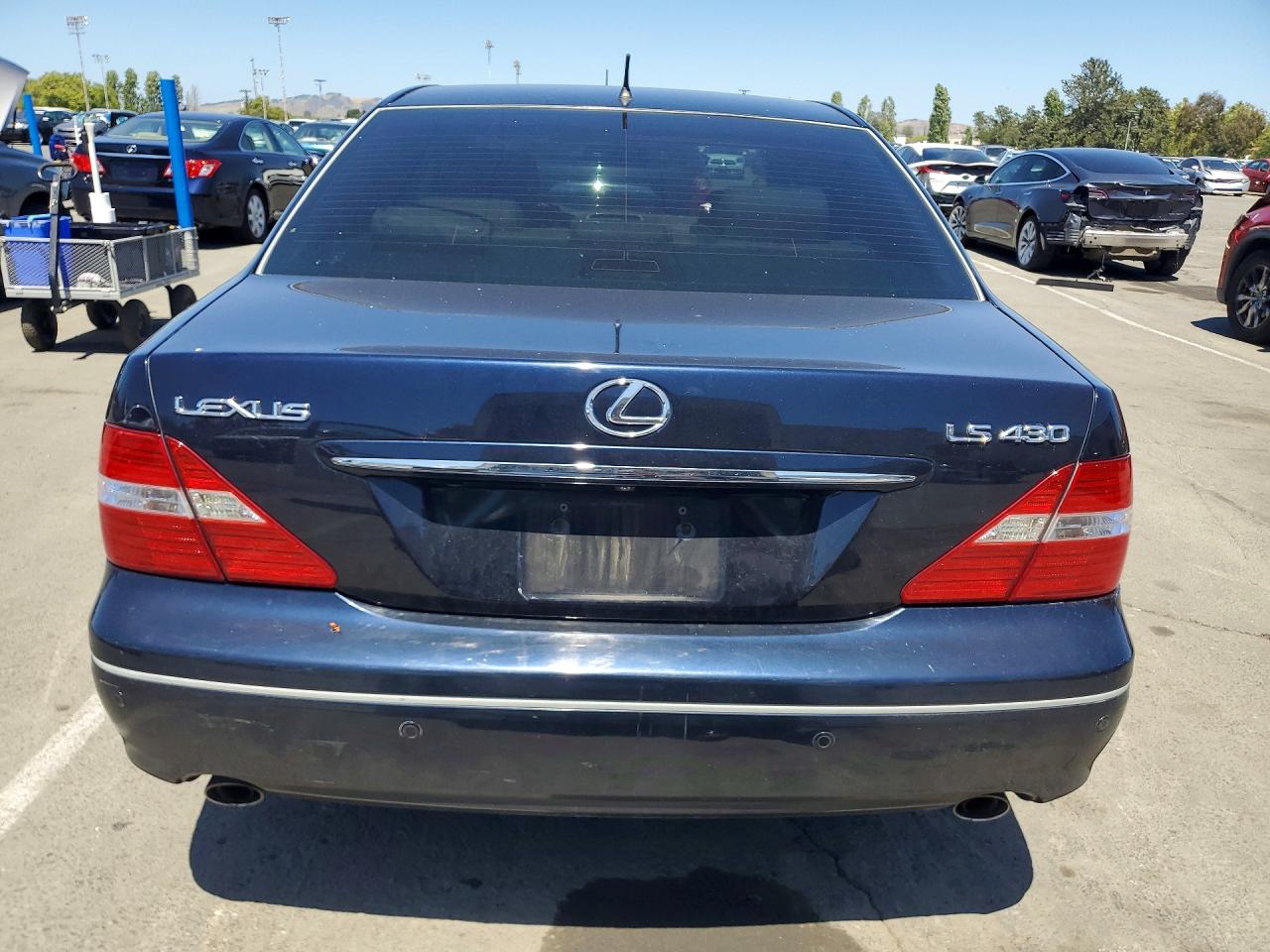 2005 Lexus Ls 430 Blue vin: JTHBN36F255028950