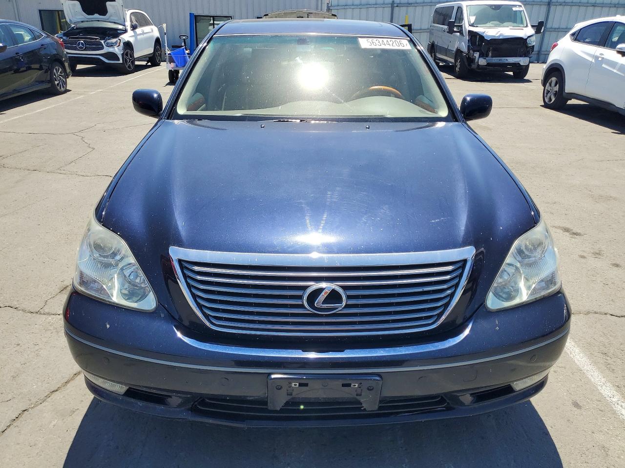 2005 Lexus Ls 430 Blue vin: JTHBN36F255028950