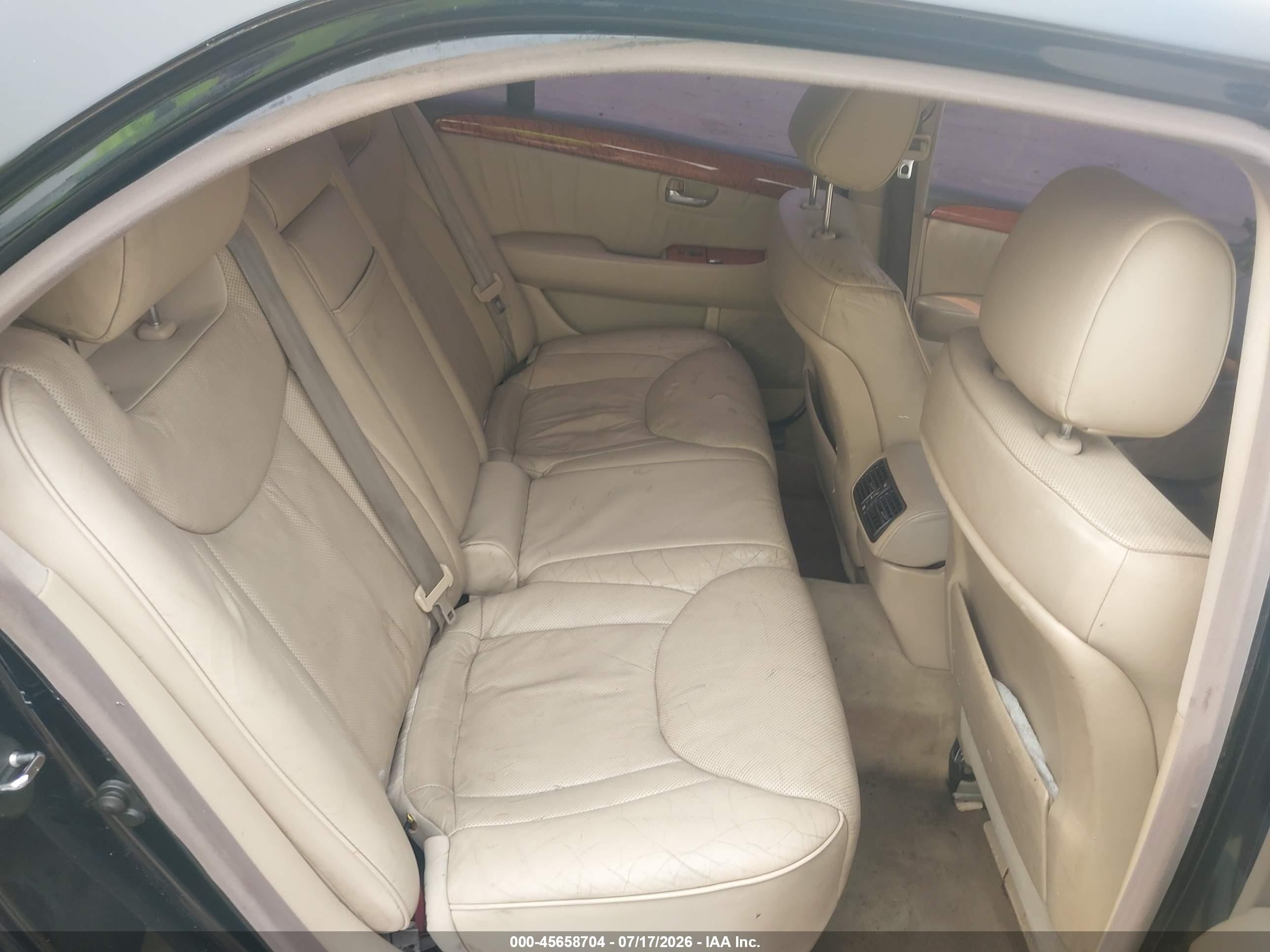 2004 Lexus Ls 430   Черный vin: JTHBN36F340138708