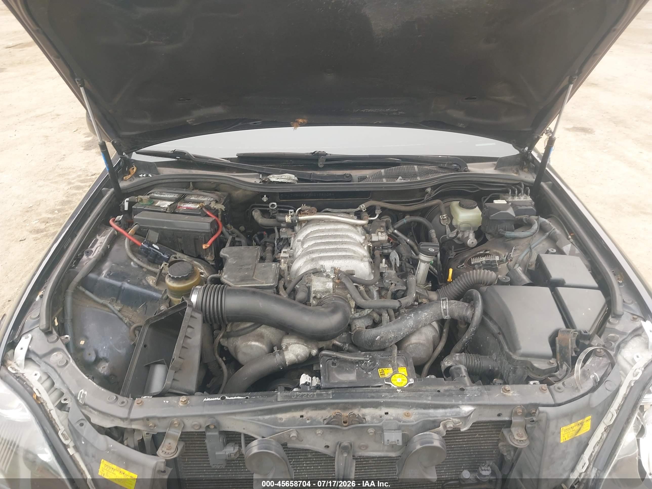 2004 Lexus Ls 430   Черный vin: JTHBN36F340138708