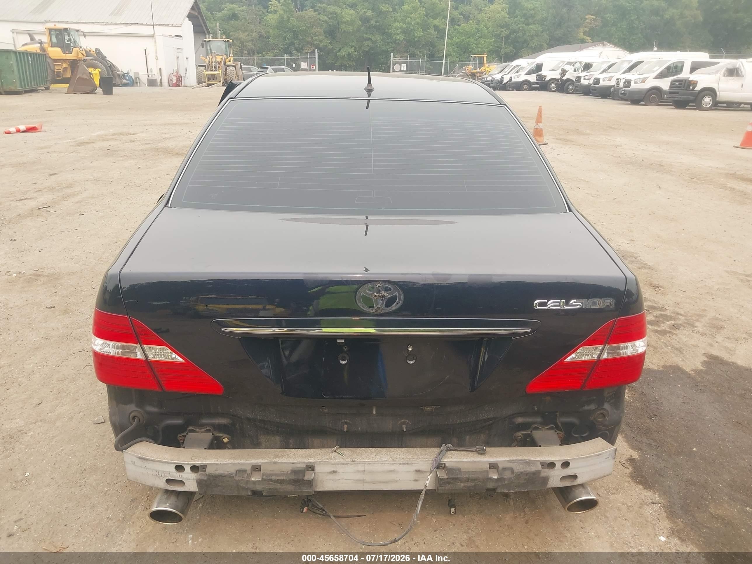 2004 Lexus Ls 430   Черный vin: JTHBN36F340138708