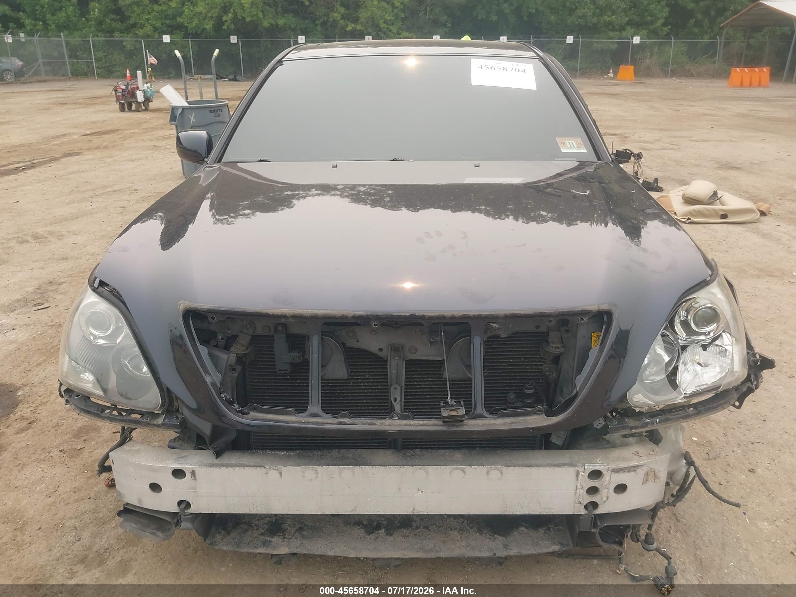 2004 Lexus Ls 430   Черный vin: JTHBN36F340138708