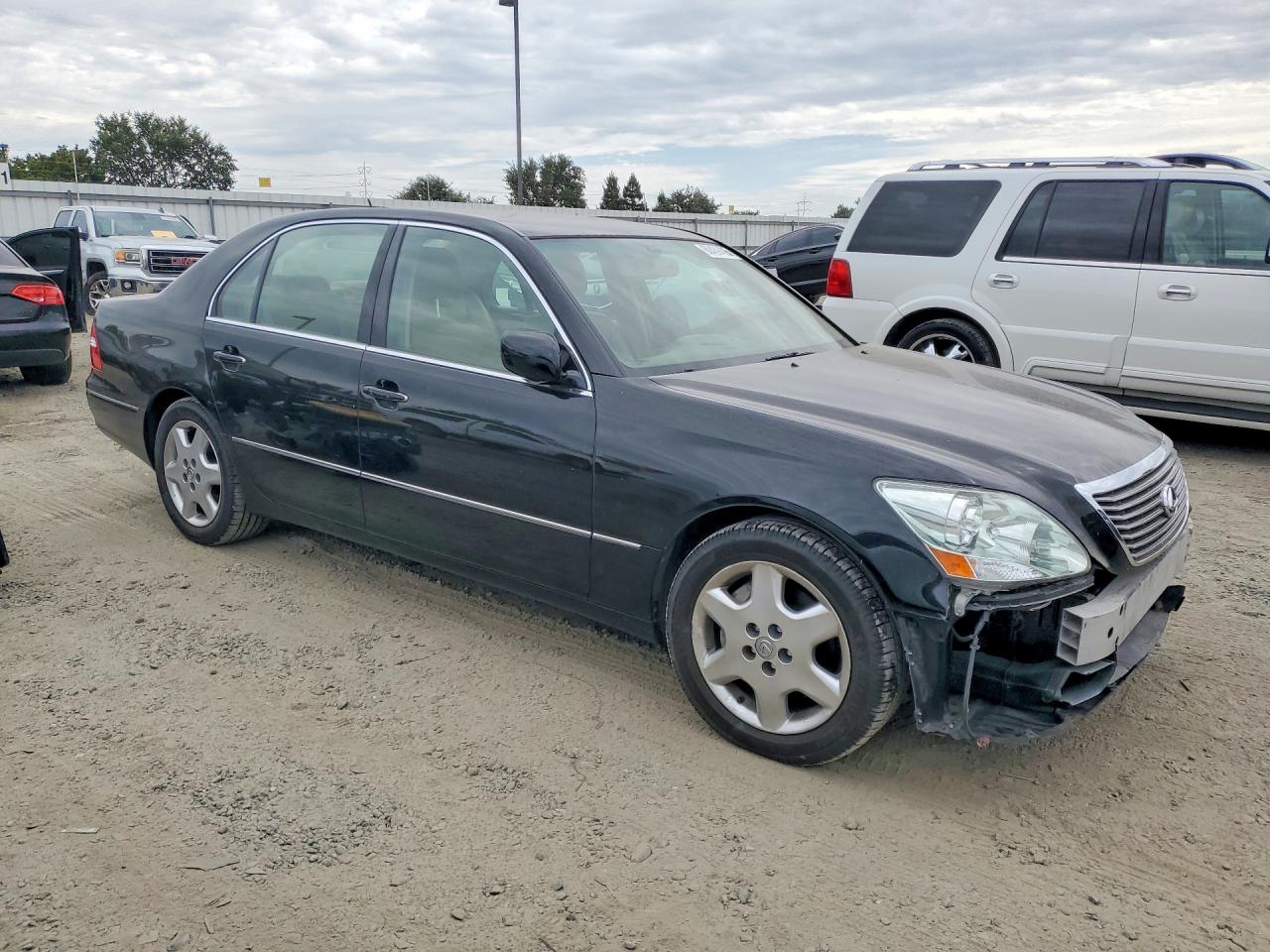 2004 Lexus Ls 430 Black vin: JTHBN36F340138806