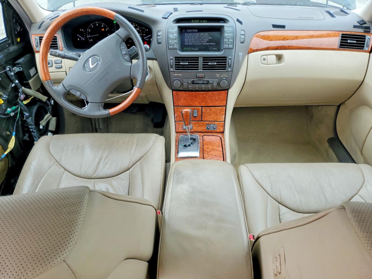 2004 Lexus Ls 430 Black vin: JTHBN36F340138806