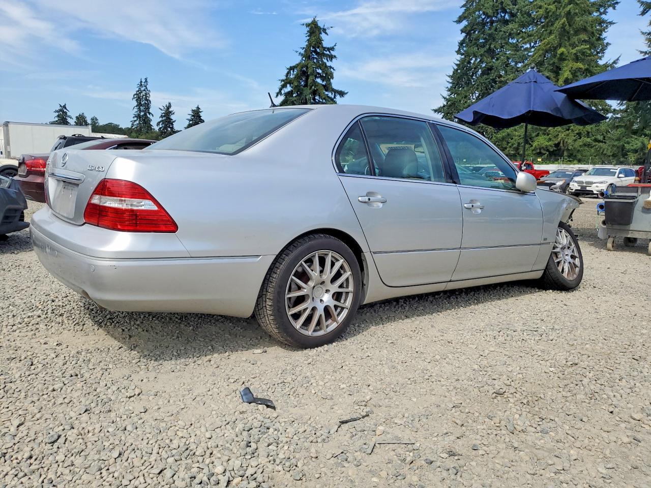 2004 Lexus Ls 430 Silver vin: JTHBN36F340160255