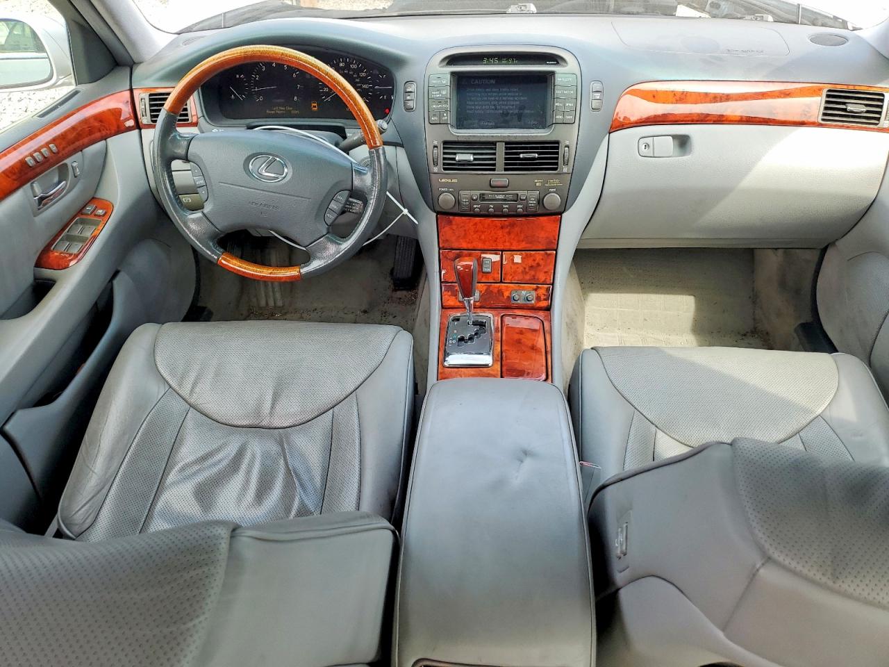 2004 Lexus Ls 430 Silver vin: JTHBN36F340160255