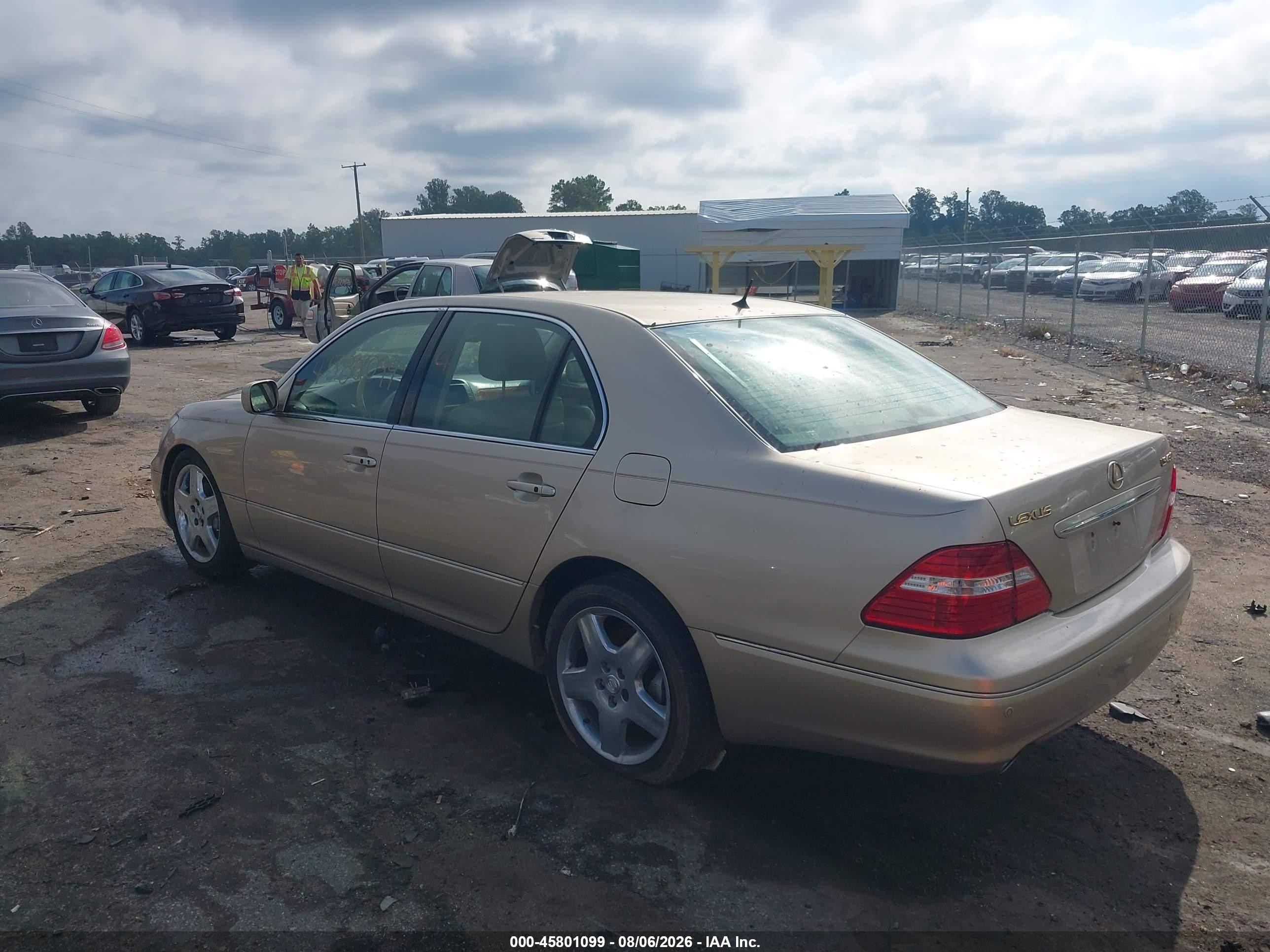 2004 Lexus Ls 430 Gold vin: JTHBN36F340172034